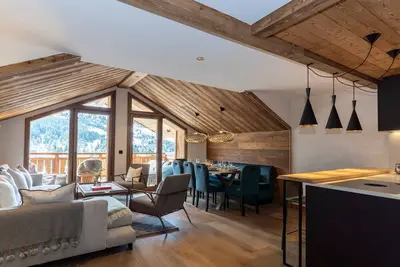 Image de Duplex 4 chambres à Méribel, près du centre et des pistes, avec services de conciergerie