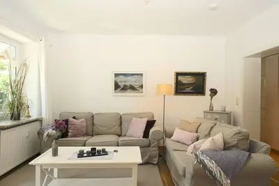 Image de Vacation apartment for 4 people on the Borby shore with two sun terraces.