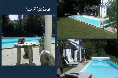 Image de Maison très Calme avec Grande Piscine à 15mn de Biarritz