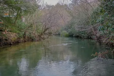 Image de Fighting Creek Cabin - River Front | Trout Fishing | Hot Tub | Pool Table | Fire Pit