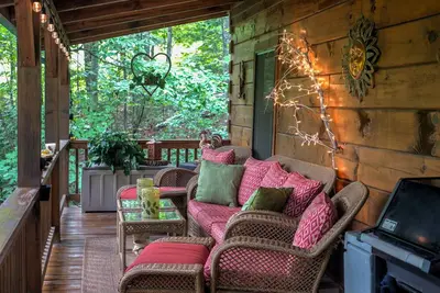 Image de Living the Dream Cabin 3br/2ba Log Cabin near Boone, Nc