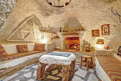 Maison \"Casas Cueva Alfer 1\", avec vue sur la mer, jardin et Wi-Fi. Animaux admis.