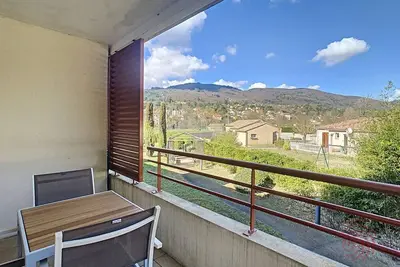 Image de Bel F2 climatisé avec terrasse, proche Thermes et centre-ville, animaux acceptés