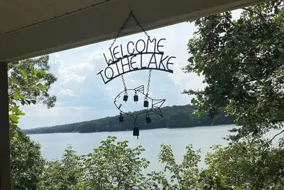 Lakefront Tillery Getaway- Pontoon Boat for Rent and Pet Friendly