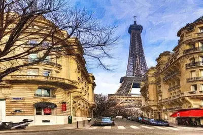 Image de Bourgeois Parisian In Immediate Vicinity Of Eiiffel Quai Branly & Champ De Mars