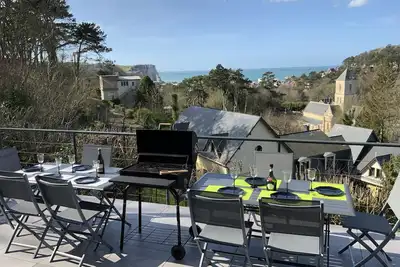 Image de La Villa Panorama, vue mer et falaises D'Etretat