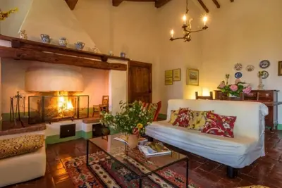 Podere del Mezzadro. Villa 11 guests. Superb panoramic location