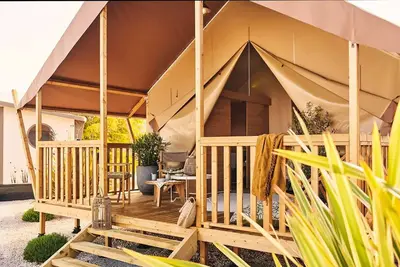 Image de Woodlodge Vue Loire Confort 26m² - 2 chambres + terrasse 4 personnes