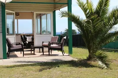 Image de A Erquy, à 200m de la plage et de l'îlot Saint Michel, chalet vue mer