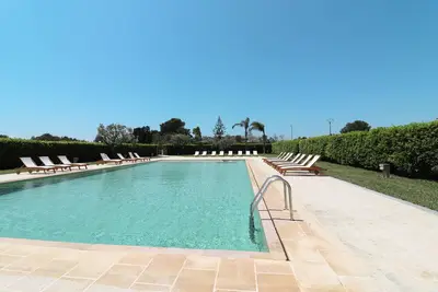 Image de Maison de vacances 'Casa Aleatico' avec piscine partagée, Wi-Fi et climatisation