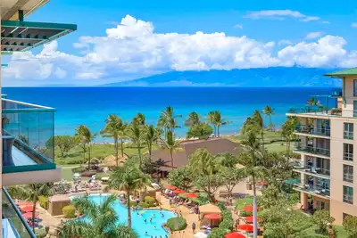 Image de Maui Resort Rentals: Honua Kai Hokulani 713 - Stunning Interior Courtyard 1br Penthouse Gem w/ Gorgeous Ocean Views!