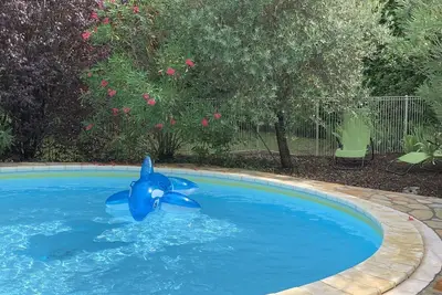 Image de Family villa with private swimming pool and large enclosed garden in the center of Vallon