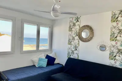 Image de Studio les pieds dans l’eau, vue mer 1ère ligne plage
