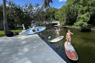 Image de Old Florida Bungalow on Salt Water Canal, Kayak, Paddle Board & Fish