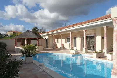 Image de Villa Carthage confort & vue piscine Xl \/ Downhill stylish Villa view & Xl pool
