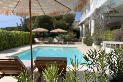 Villa Paradis  vue mer 200 m de la plage