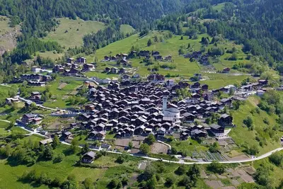Image de Cozy and affordable apartment with a dream view near Leukerbad