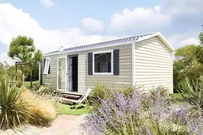 Image de Mobil-home Modulo Confort 30m² 2 chambres - Terrasse semi-couverte + Tv 6 personnes