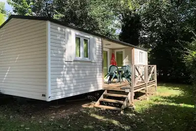 Image de Mobil-Home Standard Hergo 30m² (2 chambres) + 2 salles de bains + Terrasse 9m² 4 personnes