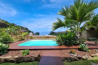 Image de Villa avec piscine et vue Moorea! Grand confort : fibre optique, climatisation
