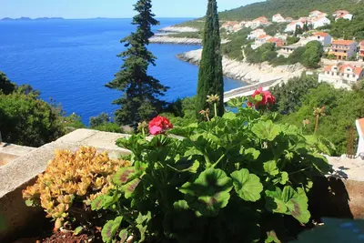 Image de Appartement de trois chambres avec la terrasse et la vue sur le mer Zavalatica, Korcula (A-9690-b)