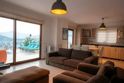 Villa For 8 nr. Kalkan Center with Sea View
