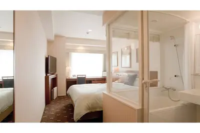 Image de Seethrough bathroom South Wing smoking Great v / Kusatsu Shiga