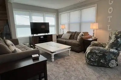 Mid Strip and Private Beach Access!