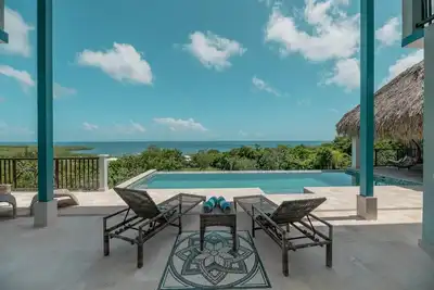 Sweeping panoramic views of the reef