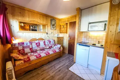 Image de Appartement aux pieds des pistes aux Menuires avec ve panoramiqe