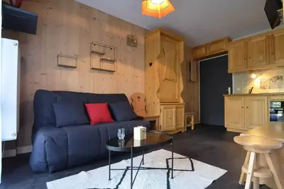 Image de Studio 4 Personen in den Ménuires mit Blick auf die Masse