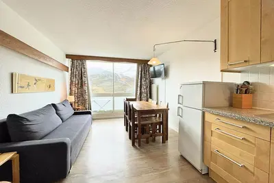 Image de Ferienwohnung 8 Personen in Les Ménuires mit Bergblick