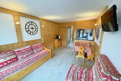 Image de Ski-Toe, hölzerne Wohnung im Herzen der Ménuires