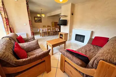 Image de 85m2 für 5 Personen 3 Schlafzimmer ausgestattete Küche in St Martin de Bellville