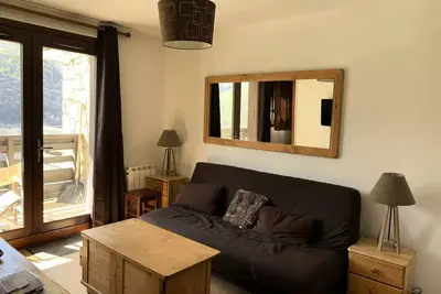 Image de Warme Wohnung mit Blick auf die Pisten