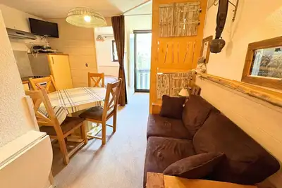 Image de Schöne Dekoration Studio Chalet Stil am Fuß der Pisten
