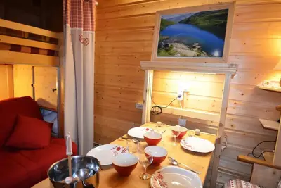 Image de Beau studio déco espri chalet aux Ménuires