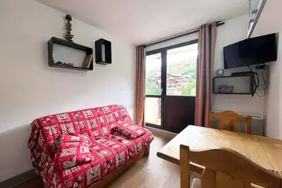 Image de Studio pour 2 cuisine équipée et proche des pistes idéal couple