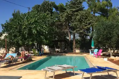 Image de Otium is a Saracen trullo with swimming pool in the countryside of Ostuni.