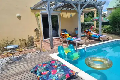 Villa Tropicale Orient Bay Ideale Famille Amis Piscine Privative Plage