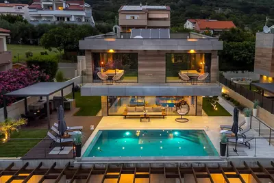 Image de Belle maison à Baska avec sauna