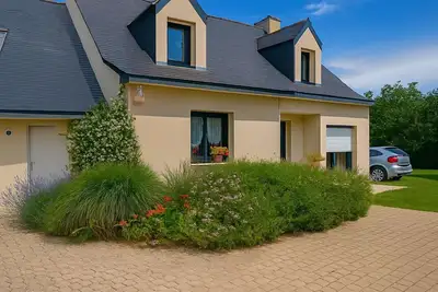 Image de Belle maison pour 8 personnes à Kerjouanno, à louer pour les vacances