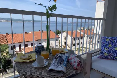 Image de Sunny holiday apartment w/big balcony & stunning Adriatic Sea view, pet friendly