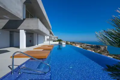 Image de Agréable appartement avec climatisation, piscine, Wifi, Tv, terrasse, vue panoramique et parking