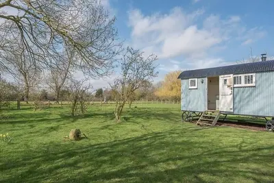 Sage Shepherds Hut at Boundary Farm, Framlingham
