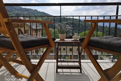 Image de Charmant duplex avec balcon, magnifique vue sur la chaîne des Aravis, 2Ch- 2 SdB