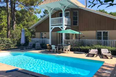 Image de Magnifique maison de vacances privée avec piscine privée, Wifi, Tv, terrasse et parking