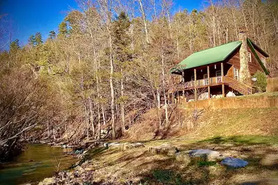Family memories @ Creekside cabin On the creek! 2 mi to Jasper, Buffalo River