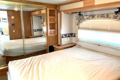 Image de Class a motorhome, on boat and kayaking canal