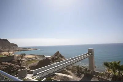 Image de Luxurious penthouse with pool, panoramic view and gym.
